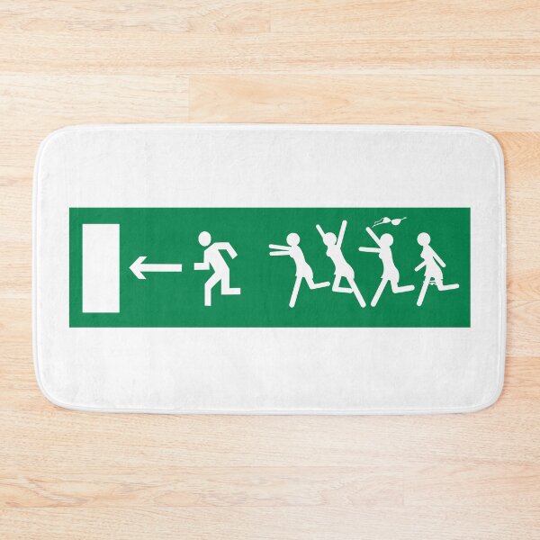 Item preview, Emergency Exit Sign - Woman Attraction designed and sold by Alcino Major.