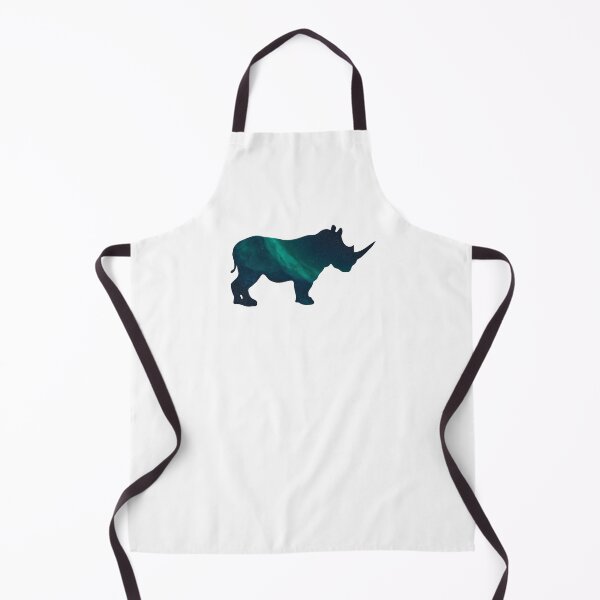 Artikelvorschau, Nashorn-Nordlicht-Silhouette entworfen und verkauft von ThisIsMugLife.