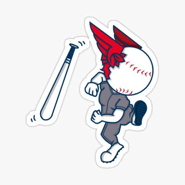 Cleveland Indians Chief Wahoo Forever Logo Sticker Decal Guardians