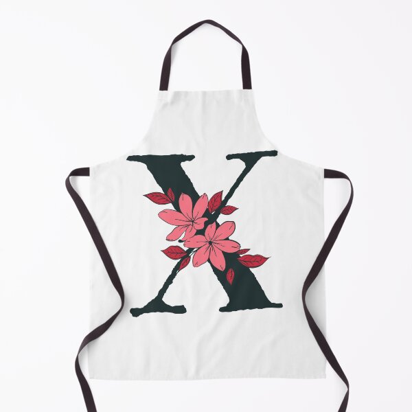 Item preview, Pink floral X monogram designed and sold by Coffee Lifestyle.