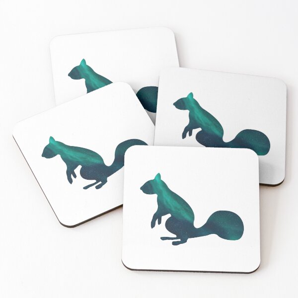 Item preview, Squirrel Northern Lights Silhouette designed and sold by ThisIsMugLife.