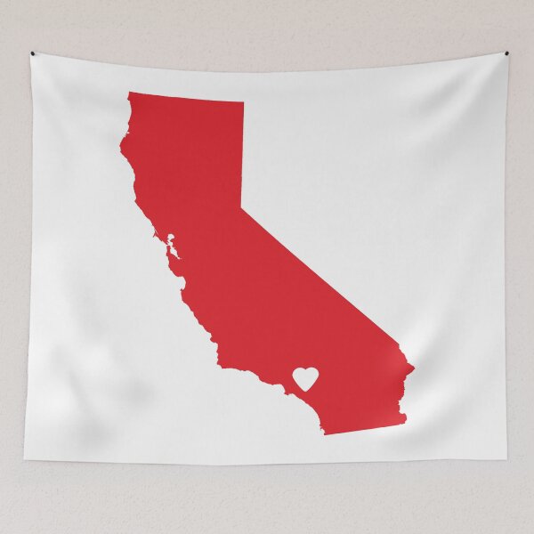 Item preview, SoCal California Love in Red designed and sold by Maren Misner.