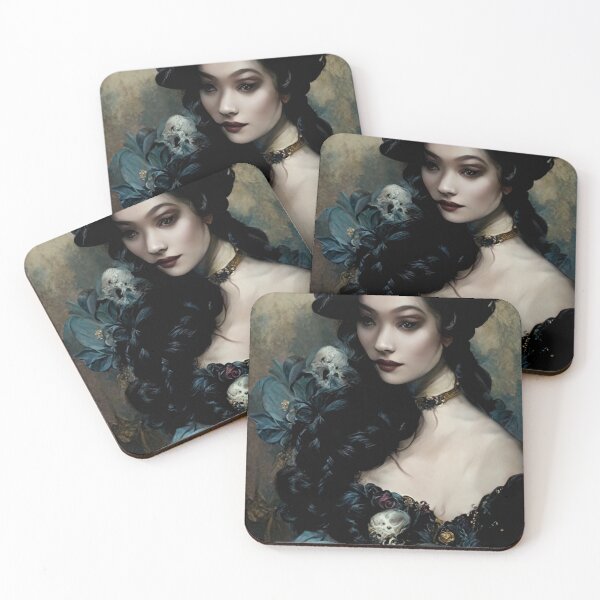 Item preview, Renaissance Morticia Addams designed and sold by TheHippieViking.