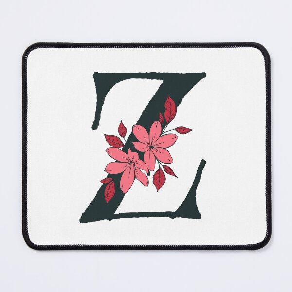 Item preview, Pink floral Z monogram designed and sold by Coffee Lifestyle.