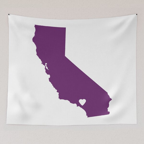 Item preview, SoCal California Love in Purple designed and sold by Maren Misner.
