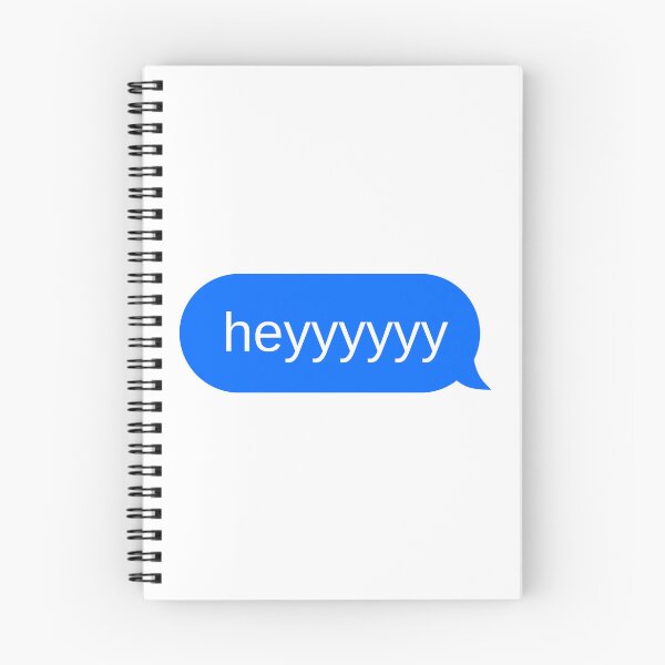Item preview, heyyy text message  designed and sold by PurpleNotebook.