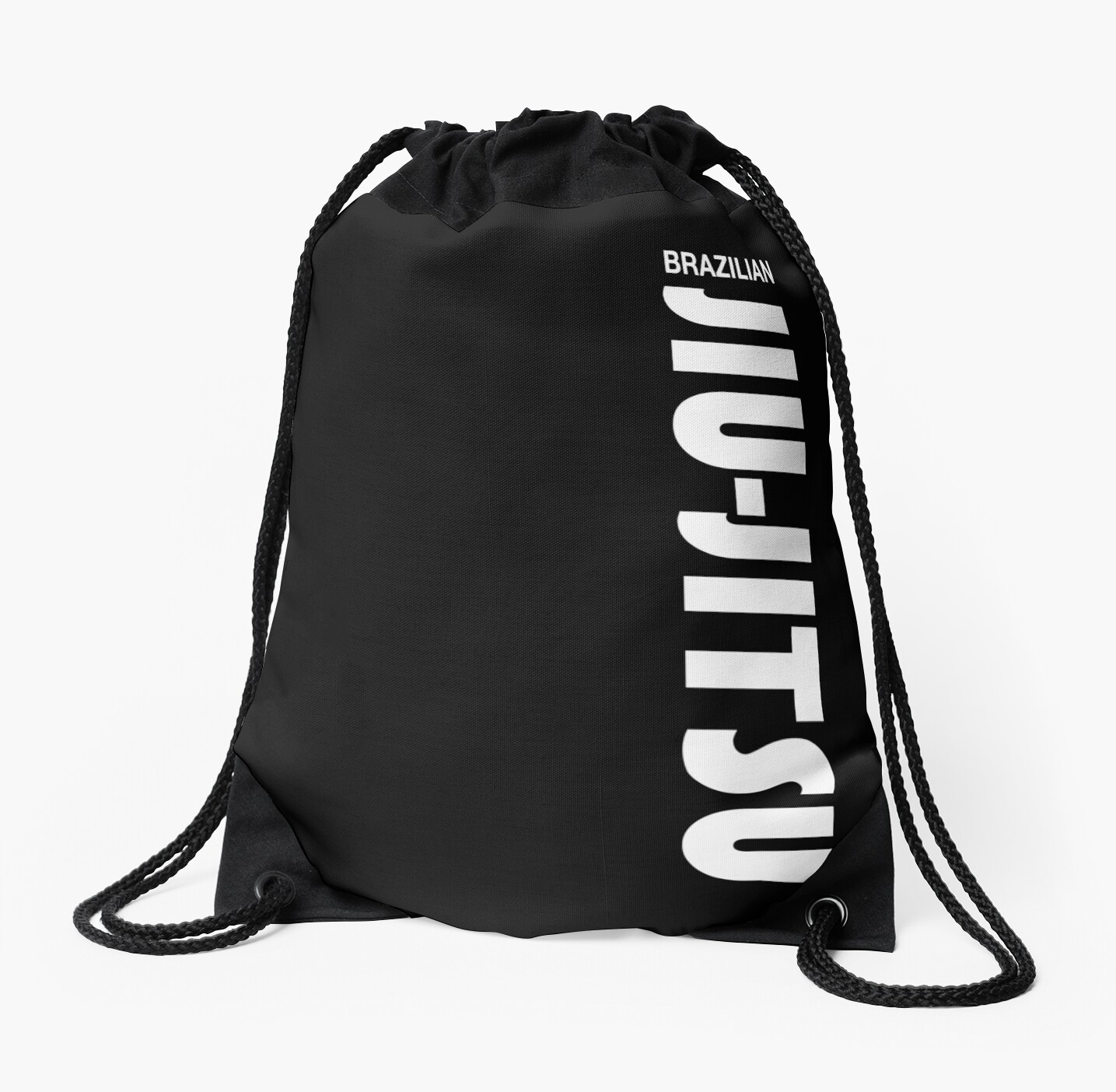 "Brazilian Jiu Jitsu (BJJ)" Drawstring Bag by fromherotozero Redbubble