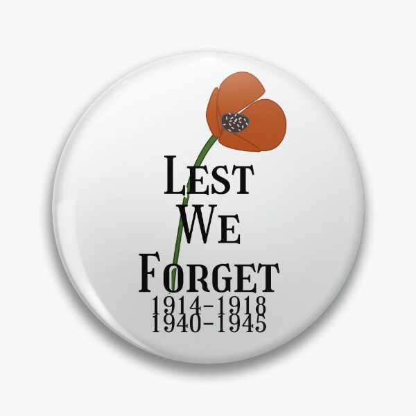 Item preview, Remembrance Day WW1 WW2 Lest We Forget designed and sold by Nostalgia Exclusive Malta.