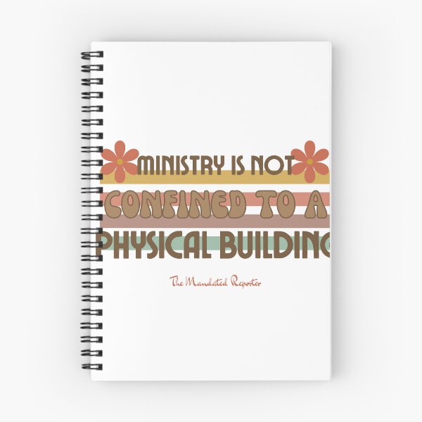 Item preview, Ministry is Not Confined to a Physical Building - White designed and sold by TheReporter1.