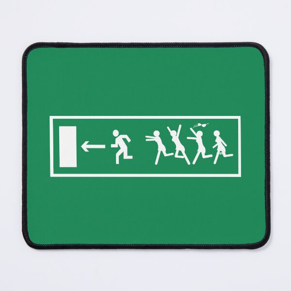 Item preview, Emergency Exit Sign - Woman Attraction - WHT designed and sold by Alcino Major.