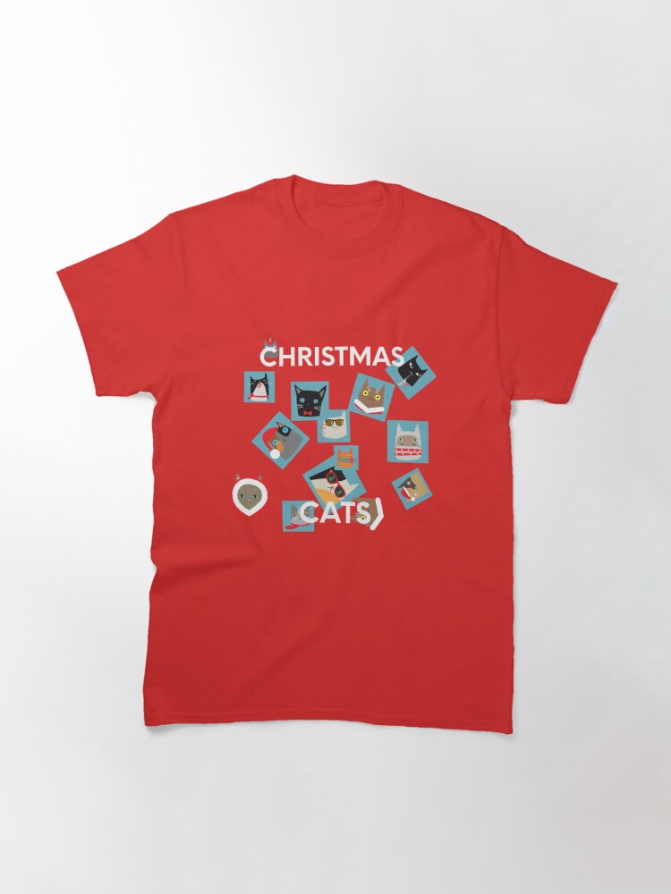 Discover Awesome Christmas Cats Design For Cat or Pet Lovers  T-Shirt
