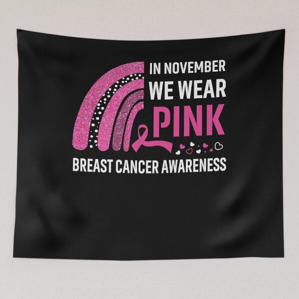 Item preview, In November We Wear Pink Breast Cancer Awareness designed and sold by Gillosina.