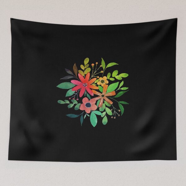 Item preview, Bouquet of Colorful Flowers and Leaves designed and sold by Pavnud.