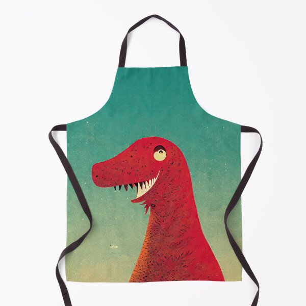 Item preview, Dr Seuss inspired Dinosaur | Happy red dinosaur | T-rex designed and sold by ThePurpleMelon.