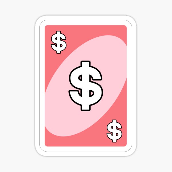 Pink Uno Reverse Card | Sticker