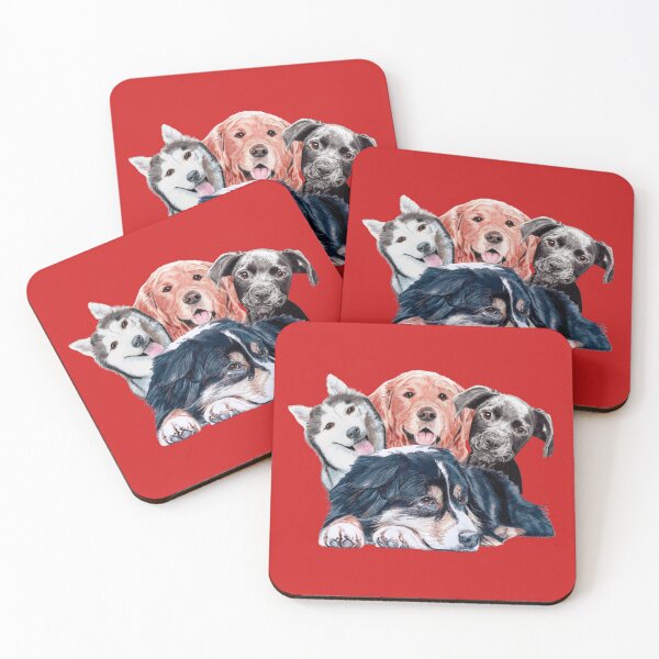 Item preview, A four dog collage! designed and sold by daveand65.