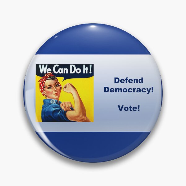 Item preview, Defend Democracy! Vote! designed and sold by Thaddeus Zajdowicz.