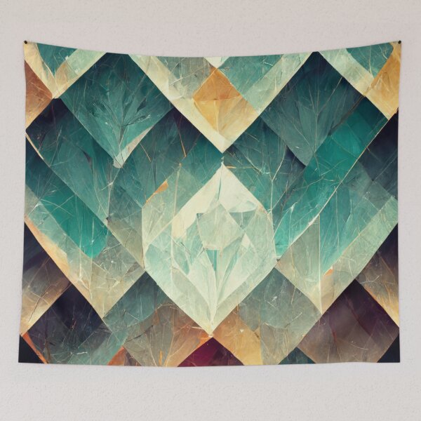 Item preview, Crystal clear pattern wallpaper designed and sold by ontano.