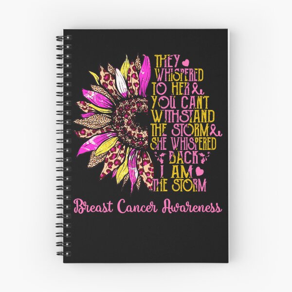 Item preview, I Am The Storm Sunflower Leopard Breast Cancer Awareness designed and sold by rechardtee.