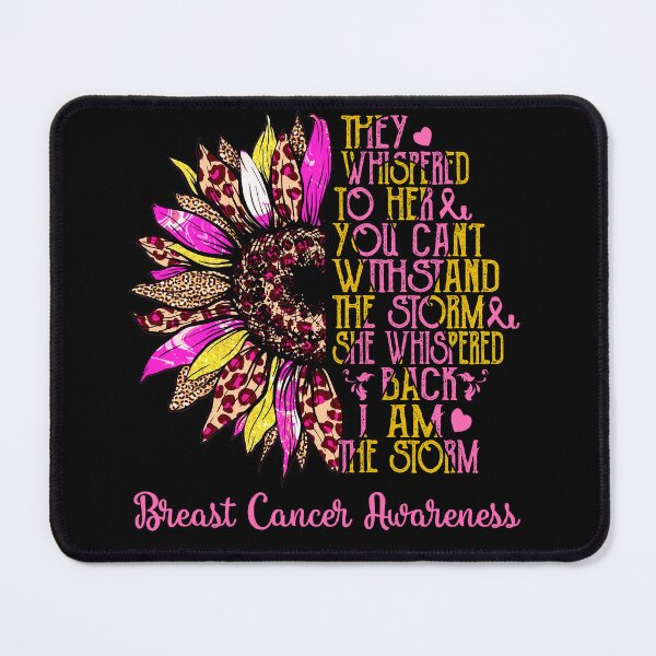 Item preview, I Am The Storm Sunflower Leopard Breast Cancer Awareness designed and sold by rechardtee.