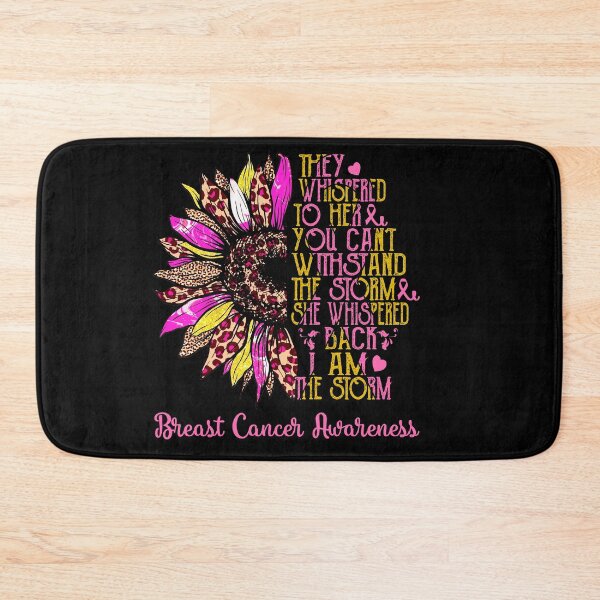 Item preview, I Am The Storm Sunflower Leopard Breast Cancer Awareness designed and sold by rechardtee.