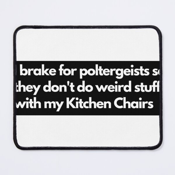 Item preview, I brake for poltergeists cute bumper sticker designed and sold by Ssimo30.