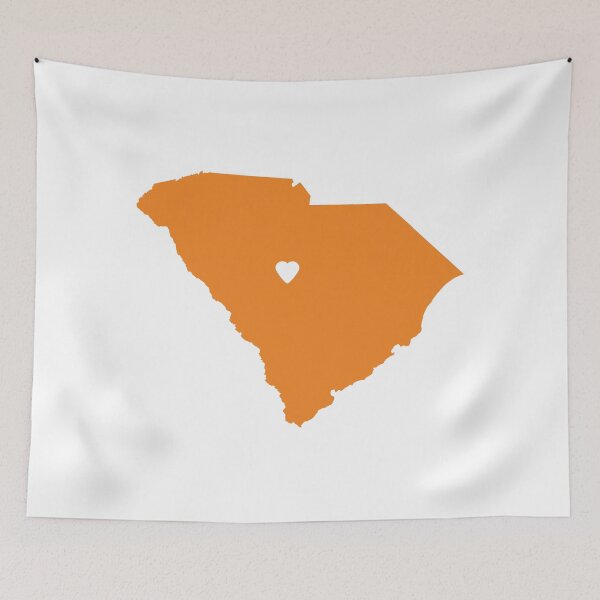 Item preview, South Carolina Love in Orange designed and sold by Maren Misner.