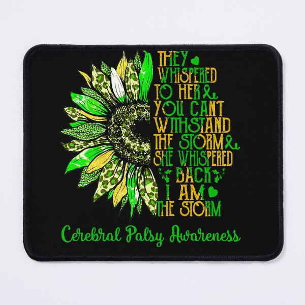 Item preview, I Am The Storm Sunflower Leopard Cerebral Palsy Awareness designed and sold by rechardtee.