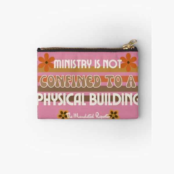 Item preview, Ministry is Not Confined to a Physical Building - Vintage Pink designed and sold by TheReporter1.