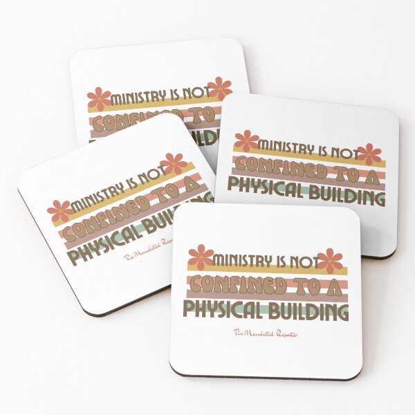 Item preview, Ministry is Not Confined to a Physical Building - White designed and sold by TheReporter1.
