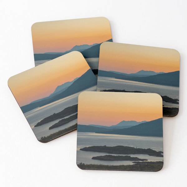 Item preview, Camusfearna Sandaig and The Isle of Skye at Sunset designed and sold by derekbeattie.