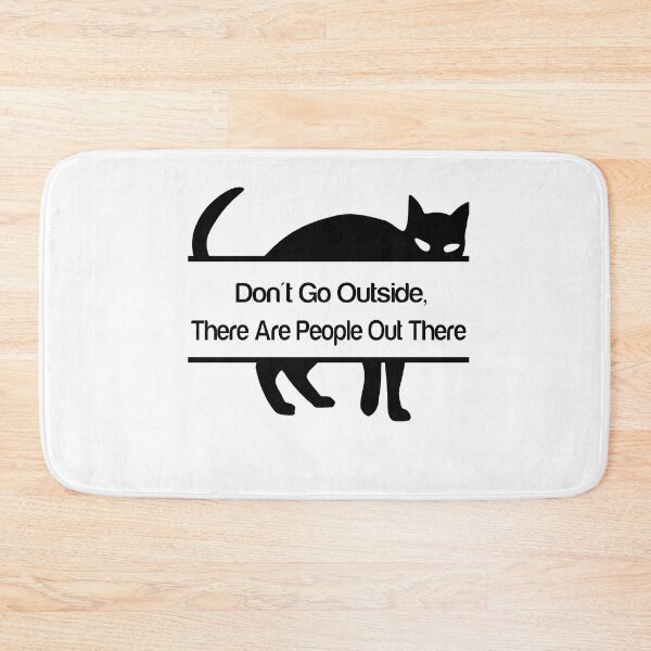 Item preview, Don't Go Outside There Are People Out There designed and sold by Cute Shark.