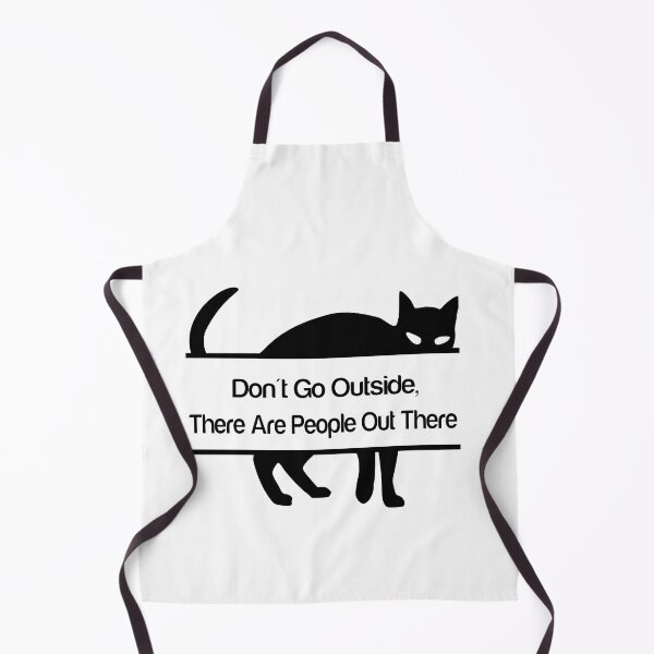 Item preview, Don't Go Outside There Are People Out There designed and sold by Cute Shark.