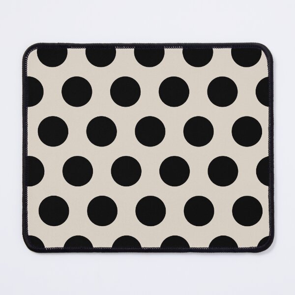 Item preview, Polka Dots Black and Linen White designed and sold by tonymagnerart.