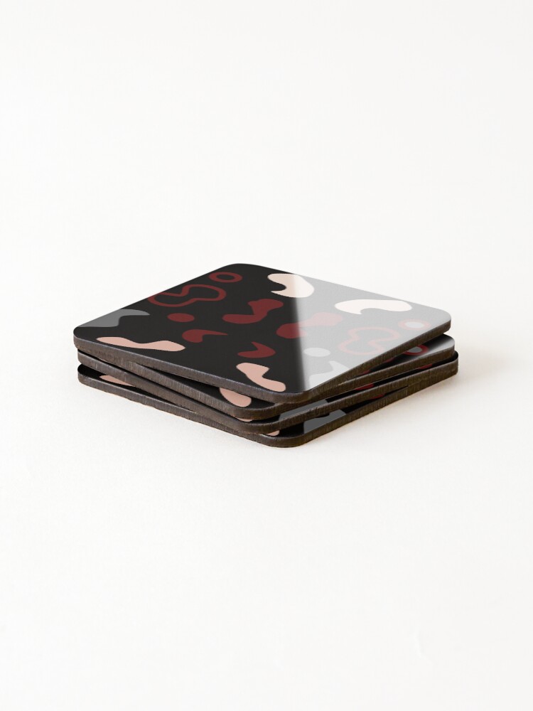 Thumbnail 4 of 5, Coasters (Set of 4), Multi-Color Geometric Pattern Design designed and sold by delohill.