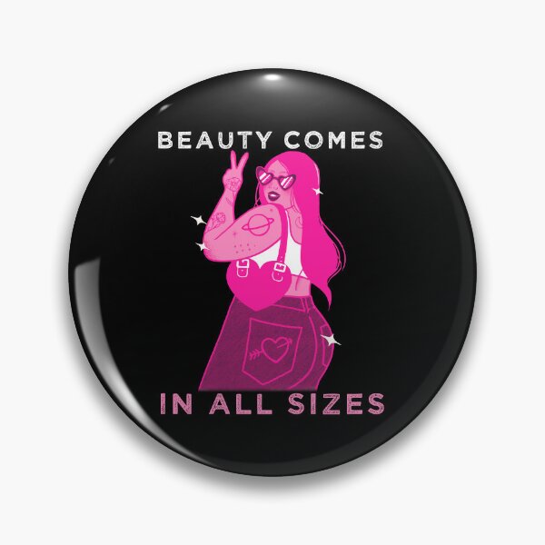 Item preview, Beauty Comes in All Sizes! Body Confidence, LGBT, Pride, Feminism Design designed and sold by Proverbial Wisdom Design.