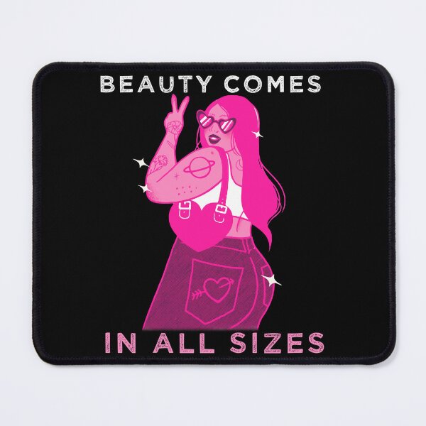 Item preview, Beauty Comes in All Sizes! Body Confidence, LGBT, Pride, Feminism Design designed and sold by Proverbial Wisdom Design.