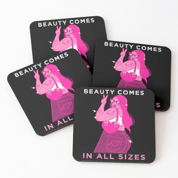 Item preview, Beauty Comes in All Sizes! Body Confidence, LGBT, Pride, Feminism Design designed and sold by Proverbial Wisdom Design.