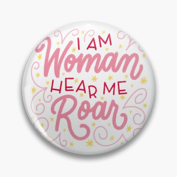 Item preview, I Am Woman Hear Me Roar (No Background) designed and sold by mildlyeclectic.