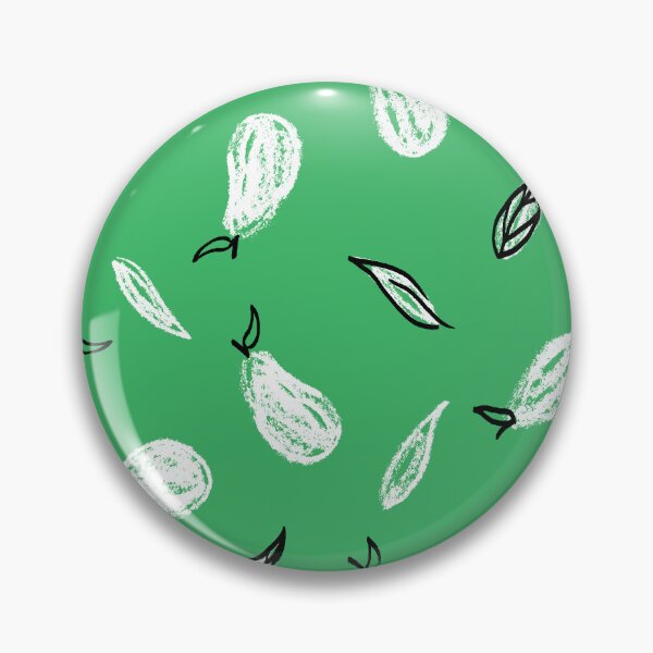 Item preview, Kelly Green Leafy Pears designed and sold by Carolina Diaz.
