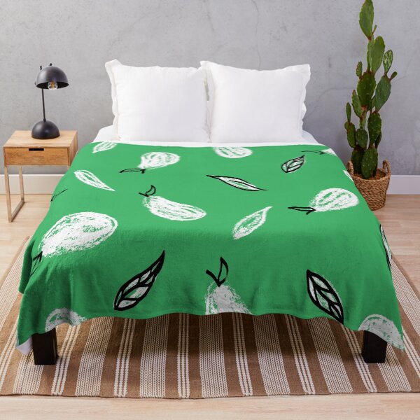 Item preview, Kelly Green Leafy Pears designed and sold by Carolina Diaz.