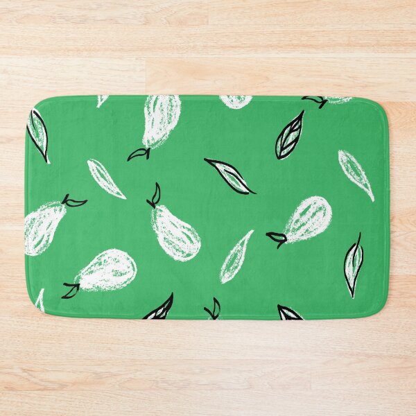 Item preview, Kelly Green Leafy Pears designed and sold by Carolina Diaz.
