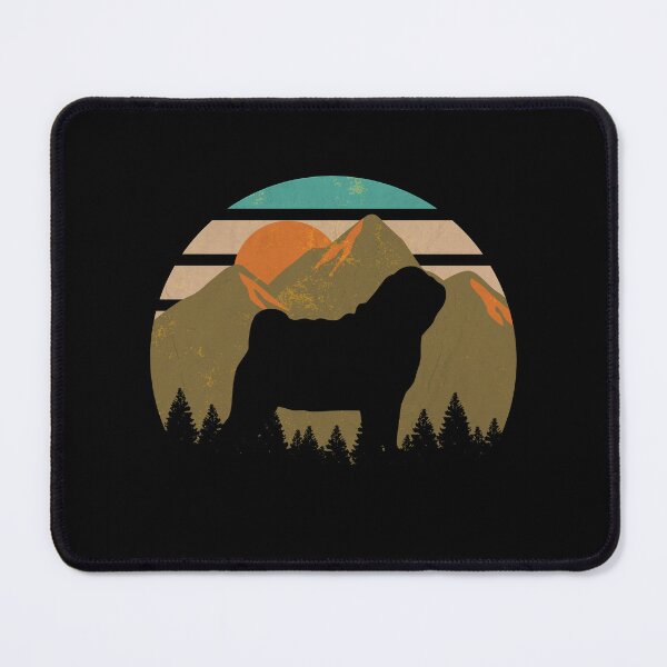 Item preview, Vintage Country Wilderness Sky Pug Dog Gift designed and sold by Guarddogdrive.