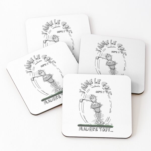 Item preview, I love golf... Despite everything. designed and sold by AtelierFafard.