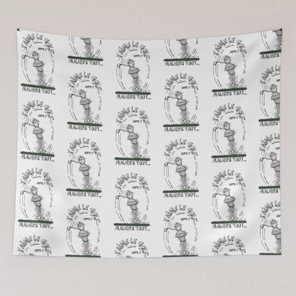 Item preview, I love golf... Despite everything. designed and sold by AtelierFafard.