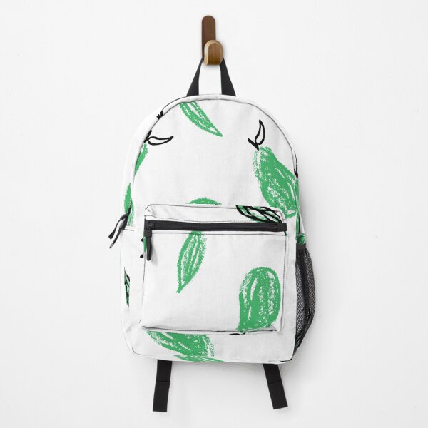 Item preview, White and Green Leafy Pears designed and sold by Carolina Diaz.