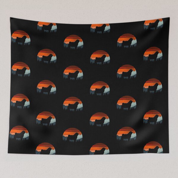 Item preview, Vintage Country Rugged Sky Pug Dog Gift  designed and sold by Guarddogdrive.