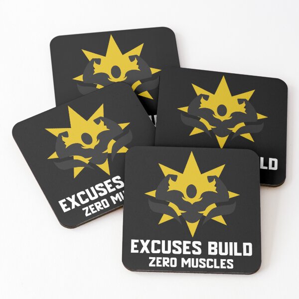 Item preview, Excuses Build Zero Muscles designed and sold by Hypert-Shirt.