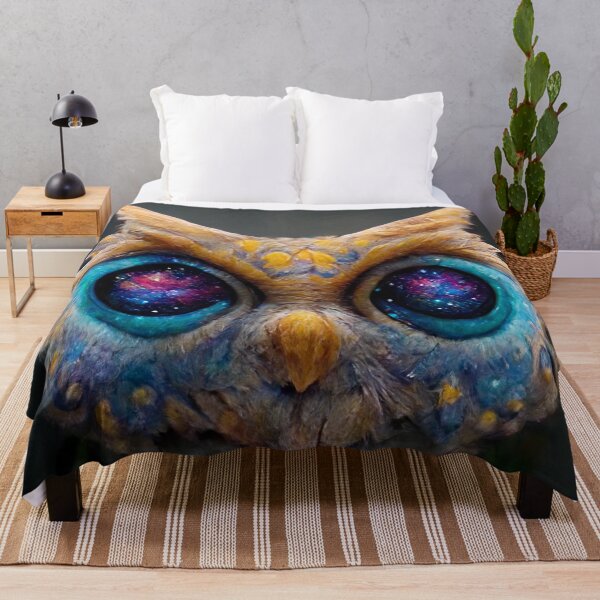 Item preview, Cute Galactic Owl designed and sold by Gustavo Navarro.