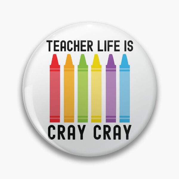 Item preview, Teacher Life Is Cray Cray - Educator Humor, Teacher Humor, Professor Humor, Favorite Teacher Gift, Funny Professor, Funny Teacher, Funny Educator designed and sold by jadedscientist.